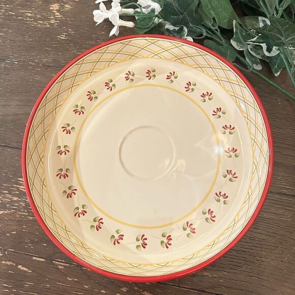 ROYAL DOULTON Chanticlair Large Round Chip &Dip Stoneware Microwave safe Vintage - Picture 1 of 9